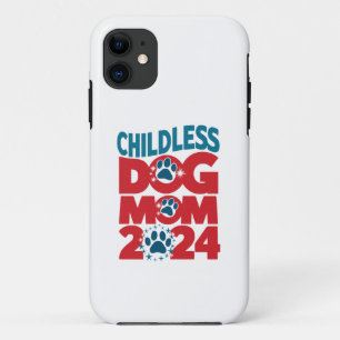 Kinderlose Hunde-Mama-Hund-Dame wählt patriotische Case-Mate iPhone Hülle