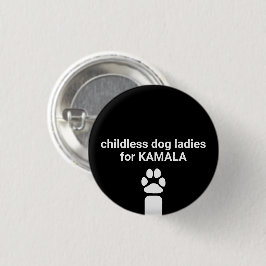 Kinderlose Hundedamen für Kamala-Funchhundpfoten Button
