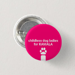 Kinderlose Hundedamen für Kamala-Funchthundpfoten  Button