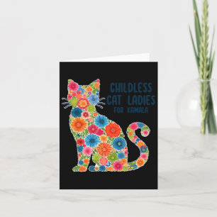 Kinderlose Katze für Kamala Karte