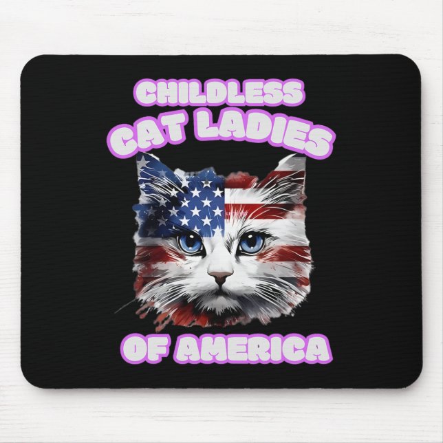 Kinderlose Katze für Kamala Mousepad (Vorne)