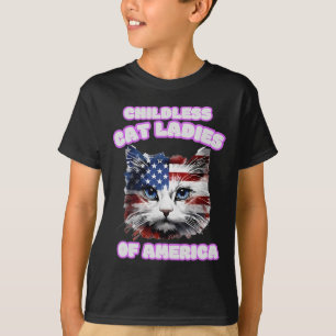 Kinderlose Katze für Kamala T-Shirt