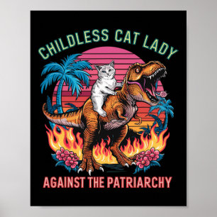 Kinderlose Katze gegen die Patriarchenkatze Ridi Poster
