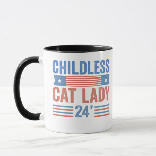 Kinderlose Katze Lady 2024 Tasse