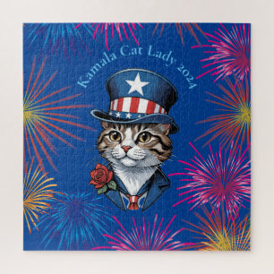 Kinderlose Katze Lady 2024 Thunder_Cove Puzzle