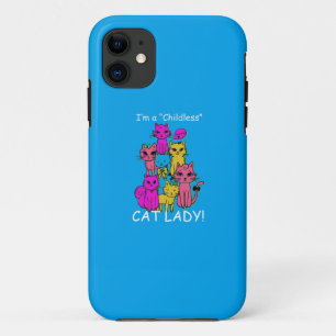 Kinderlose Katze Lady - Cartoon Cat Design Case-Mate iPhone Hülle