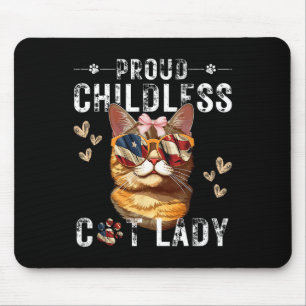 Kinderlose Katze Lady Cat Mama Liebhaber Mousepad