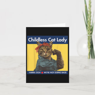 Kinderlose Katze Lady Harris 2024 Wir gehen nicht  Karte