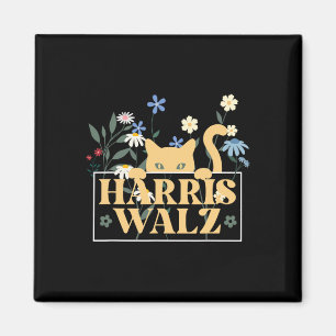 Kinderlose Katze Lady Harris Wheimer Waltz Floral Magnet