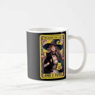 Kinderlose Katze Lady und ich stimmen ab Kaffeetasse