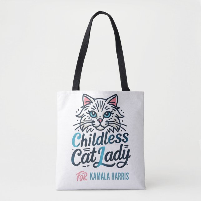 Kinderlose Katze Lady von Kamala Harris (Vorderseite)