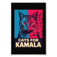 Kinderlose Katze Lady wählt Kamala Harris 2024