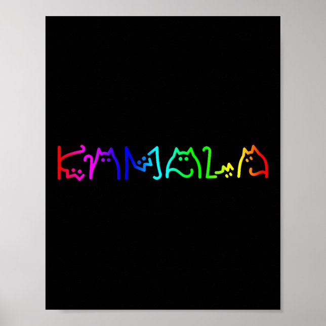 Kinderlose Katze Ladys Kamala Childless Cat Lady L Poster (Vorne)