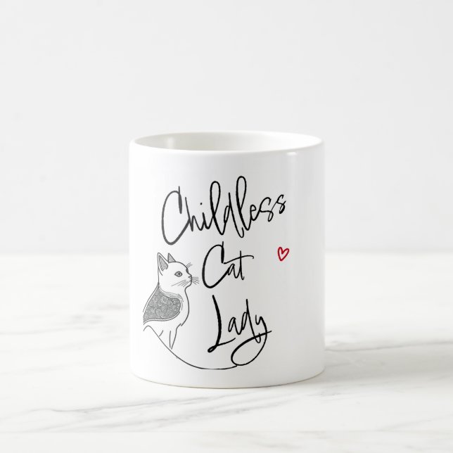 Kinderlose Katze Verwandlungstasse (Mittel)