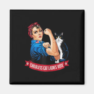 Kinderlose Katzen Frauen wählen Frauen Politische Magnet