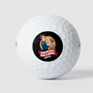Kinderlose Katzen Frauen wählen Hund der Riveter H Golfball
