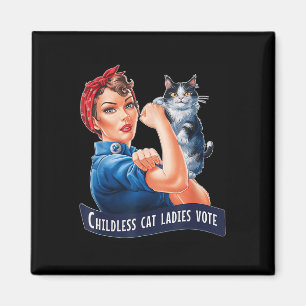 Kinderlose Katzen Frauen wählen Roise The Reveter  Magnet