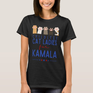 Kinderlose Katzen für Kamala T-Shirt
