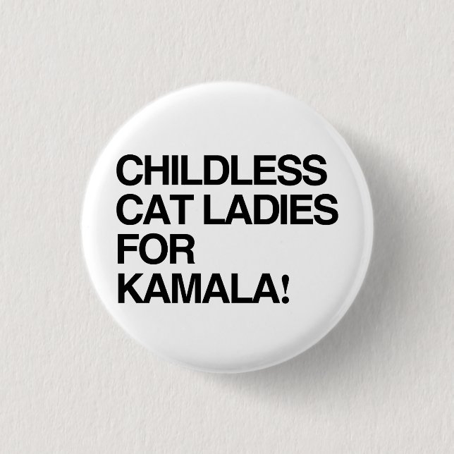 Kinderlose Katzen in Kamala Button (Vorderseite)