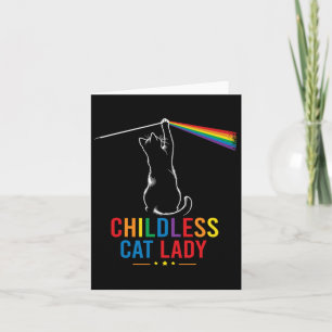 Kinderlose Katzen Lady Cat Ladys for Kamala 2024 Karte
