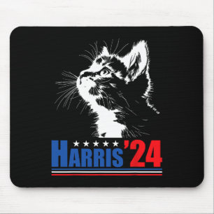 Kinderlose Katzen Ladys für Kamala Harris 24 US El Mousepad