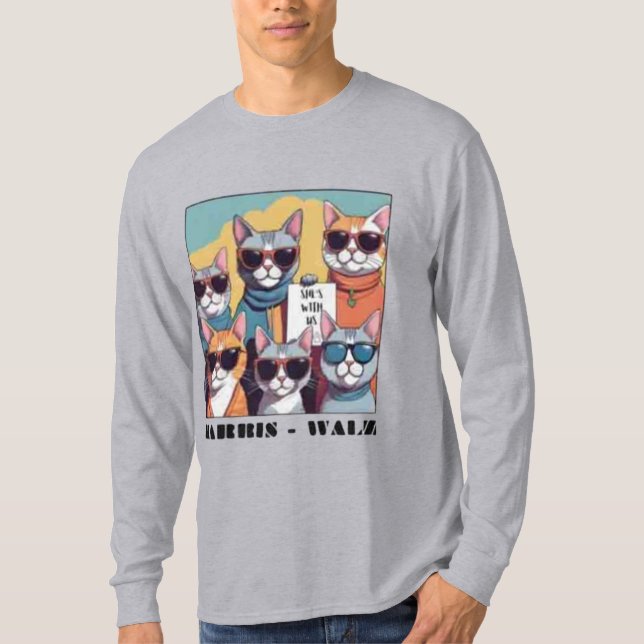 Kinderlose Katzenfrauen für Kamal T-Shirt (Vorderseite)