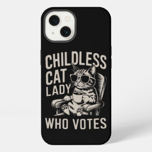 Kinderlose Katzenlady 2024 Wahlstimme Kamala iPhone 13 Hülle