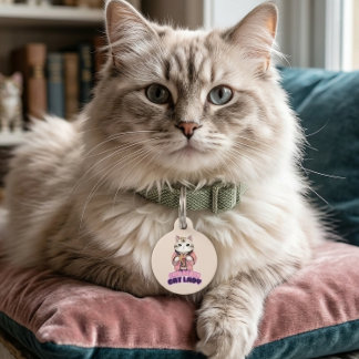 Kinderlose Katzenlady Kimono Katze Lustiges Hausti Haustiermarke