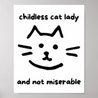 Kinderlose und nicht armselige katzenlose Lady für
