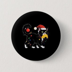Kinderlose Weihnachtskatze Lady Trump Hair Vote Ka Button