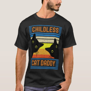 Kinderloser Cat Daddy 2024 für Präsident Cat Vater T-Shirt
