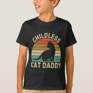 Kinderloser Katzenvater 2024 1 T-Shirt