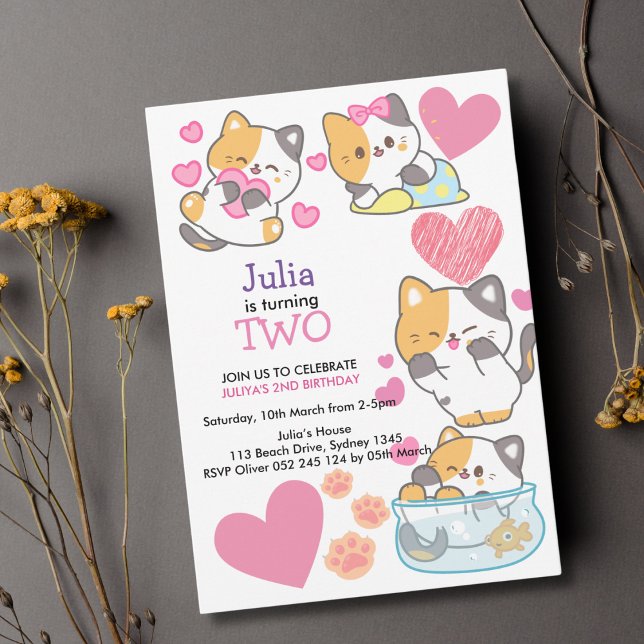 Kindermädchen 2. Geburtstag Einladung (Von Creator hochgeladen)