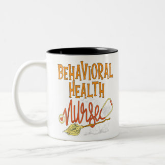 Kindermädchen an Tag Hexe an Nacht Weihnachtsgebur Zweifarbige Tasse