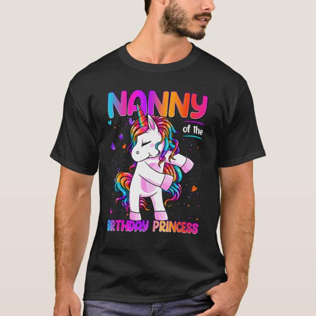 Kindermädchen der Geburtstagsfürstlerin T-Shirt (Vorderseite)