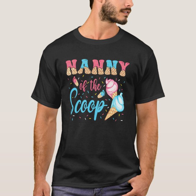 Kindermädchen des Geschlecht enthüllenden Eiscreme T-Shirt (Vorderseite)