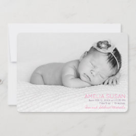 Kindermädchen-Foto mit rosa Mustern