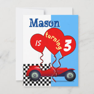 Kindermädchen Geburtstagsparty Einladungen