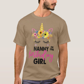 Kindermädchen-Geschenk von Unicorn Bir T-Shirt