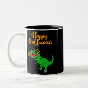 Kindermädchen Halloween Kinder Dinosaurier T rex M Zweifarbige Tasse