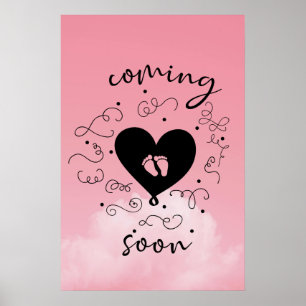 Kindermädchen kommt bald auf Acrylic Wall Art Poster
