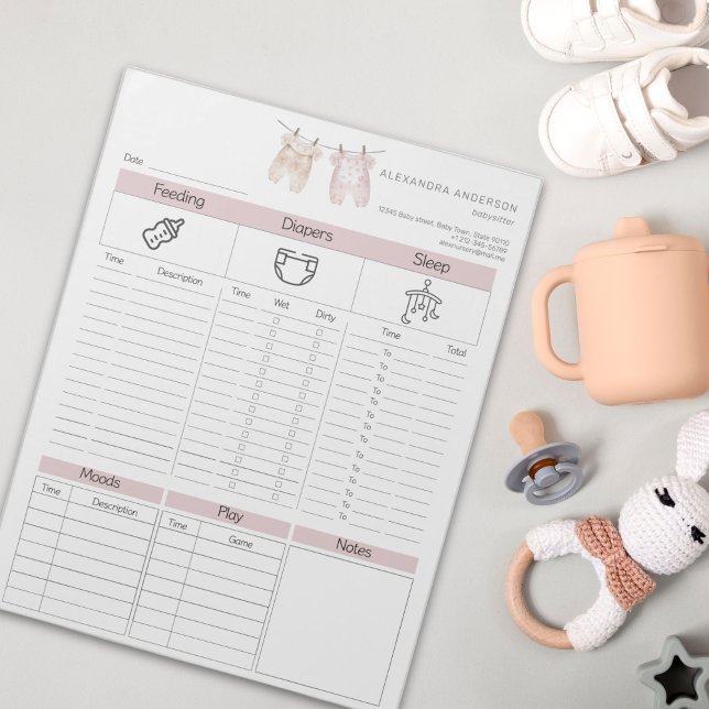 Kindermädchen Notizblock (Von Creator hochgeladen)