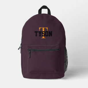 Kindermädchen oder Teenager Kirsche lila Bedruckter Rucksack