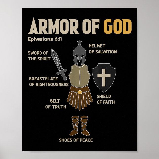 Kindermädchen Rüstung Gottes Bruder Sohn Männer Ki Poster (Vorne)