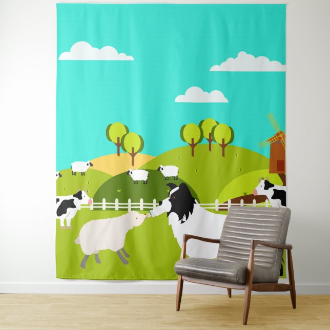 Kindermädchen Wandteppich (Beispiel)