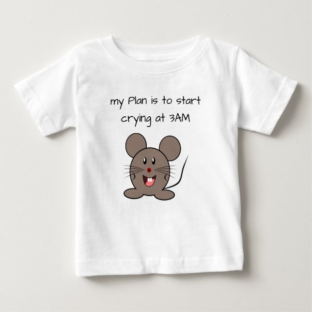 Kindermäher Baby T-shirt (Vorderseite)