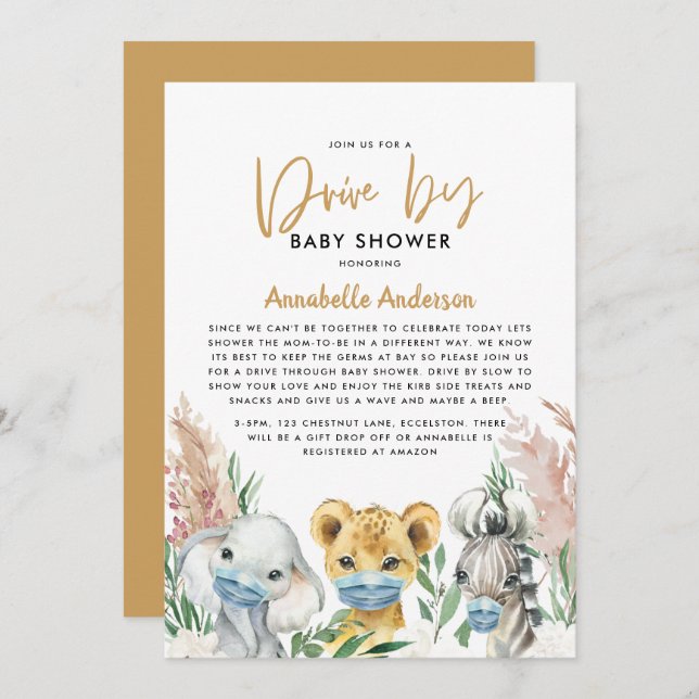 Kindermaske-Laufwerk des süßen Tiers (Vorne/Hinten)