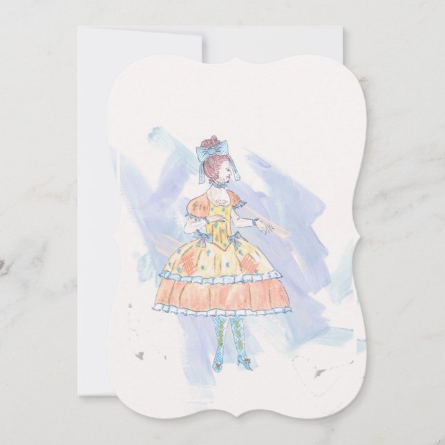 Kindermäuse: Mona Grußkarte Feiertagskarte (Vorderseite)