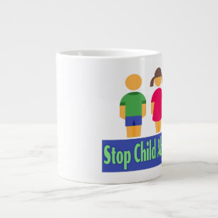 Kindermissbrauch stoppen - Jumbo-Tasse