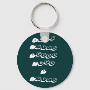 Kindermissbrauch stoppenLiebe für ein Kind Schlüsselanhänger